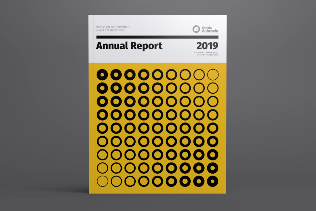Annual Report Cover Template
