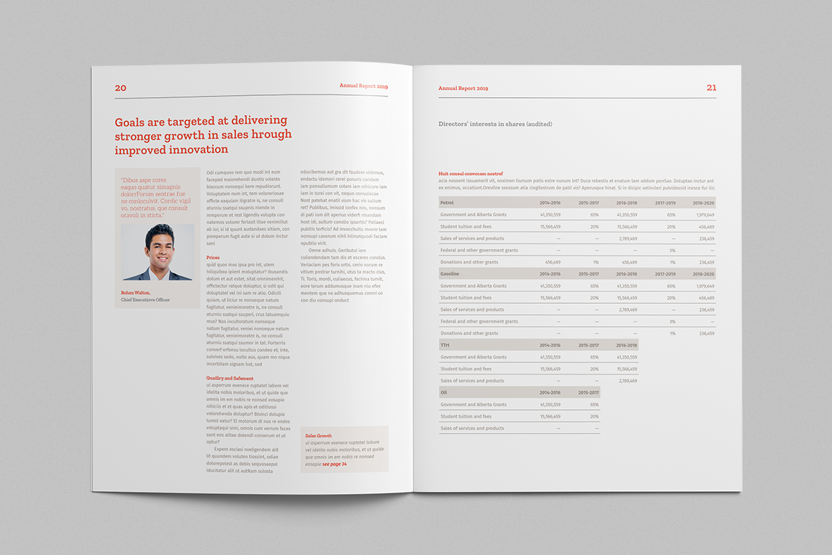 Annual Report Template