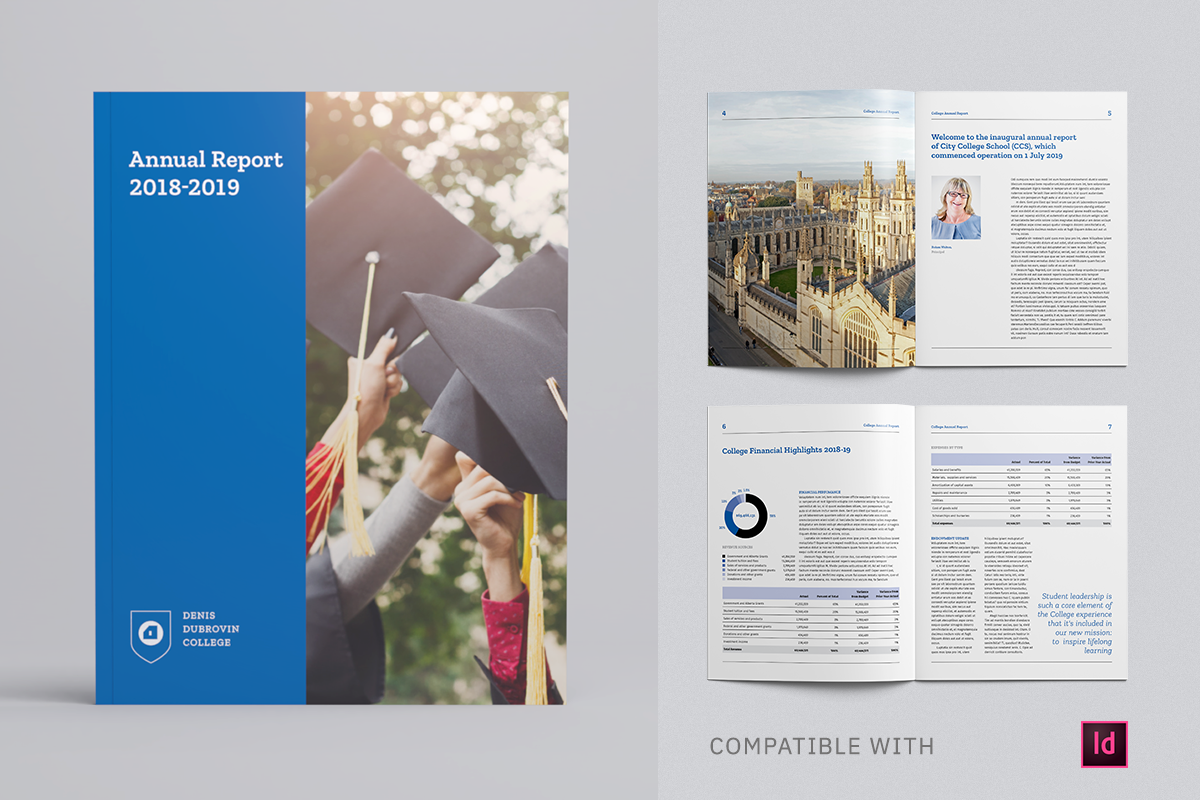 College Annual Report Template