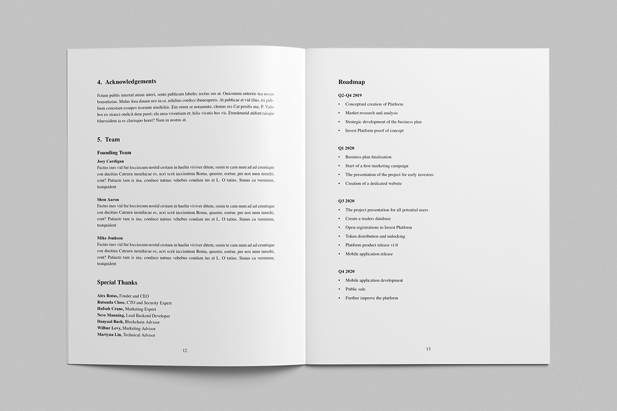 White Paper Template, Whitepaper Template