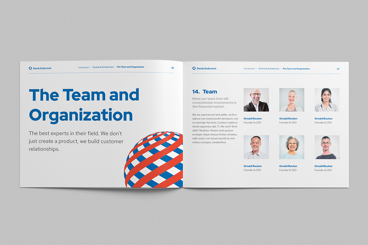 Landscape White Paper, Whitepaper Template