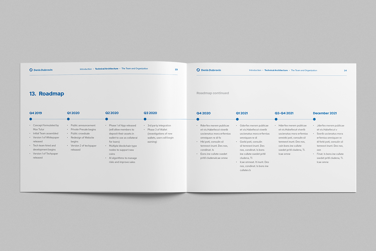 Landscape White Paper, Whitepaper Template