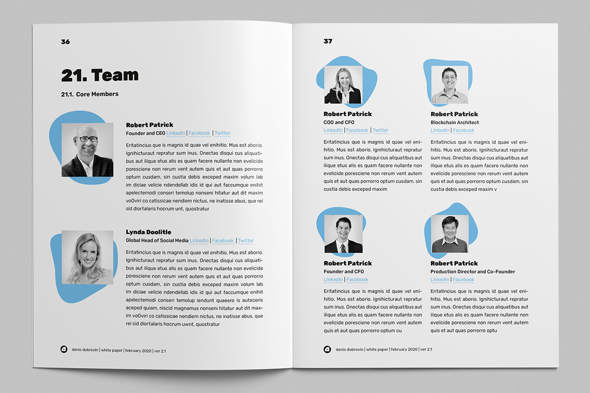White Paper Illustrated Template, Whitepaper Template