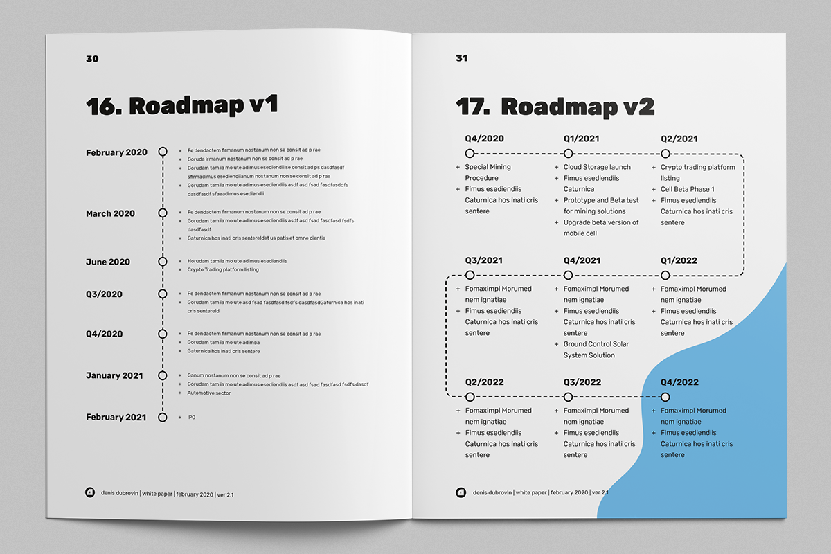 White Paper Illustrated Template, Whitepaper Template